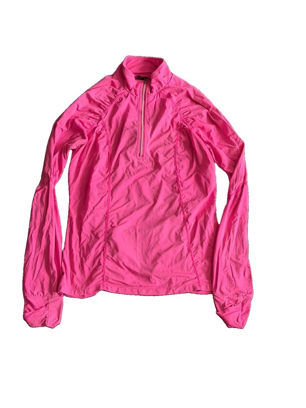 Actra Hot Pink Lightweight Quarter-Zip Pullover